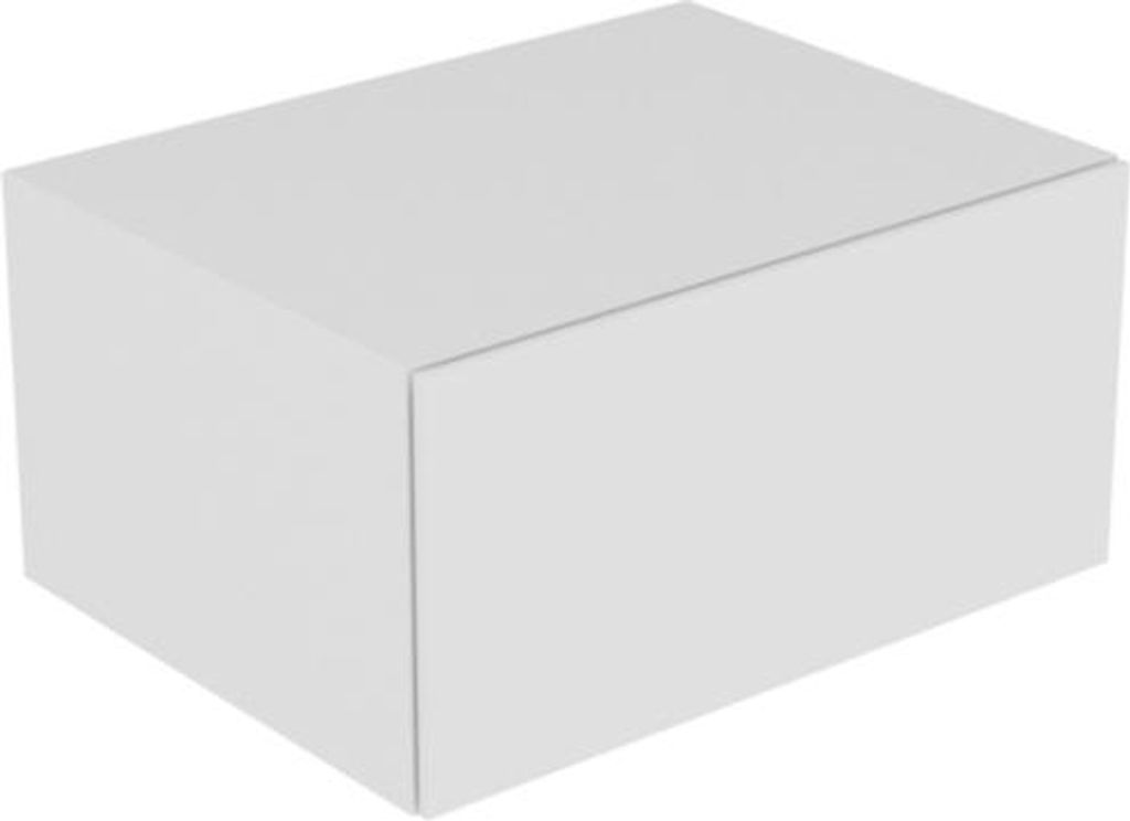 Keuco Sideboard EDITION 11 700 x 350 x 535 mm weiß/Glas weiß satiniert