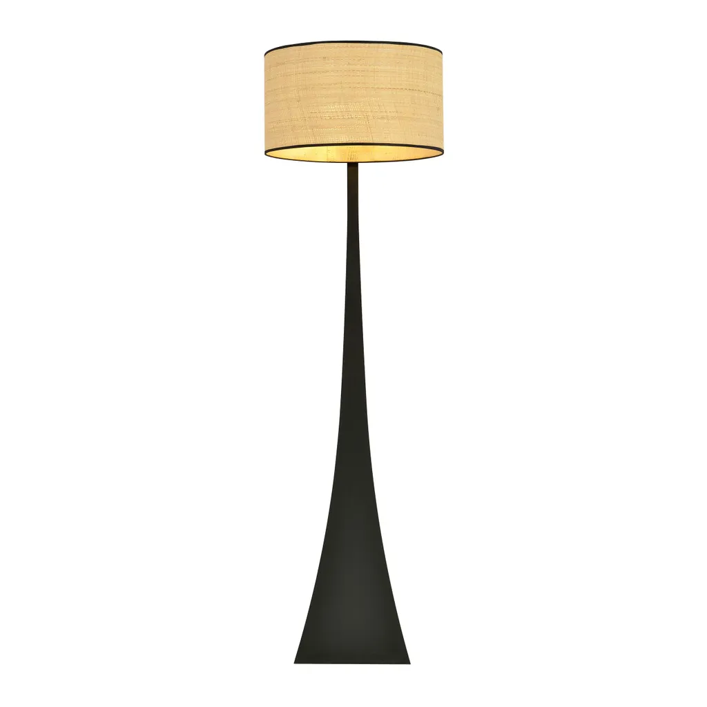 Lampadaire liseuse ESTRELLA LP1 RATTAN - Éclairage doux pour coin lecture
