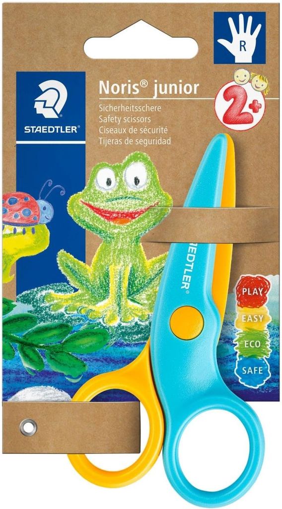 Sicherheits-Schere Noris junior 10cm Rechtshänder Packung Produktbild 