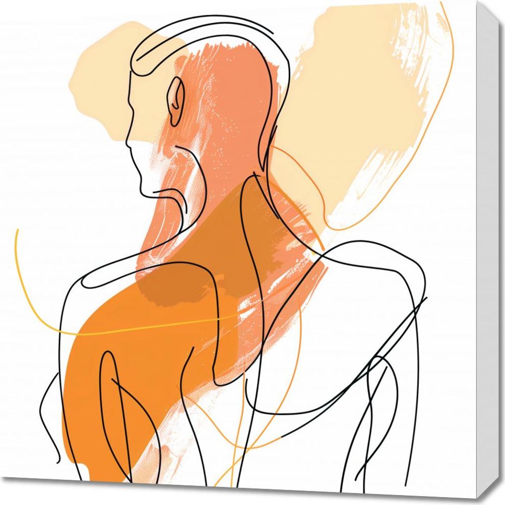 Bild 60x60cm Kontur Eigentum