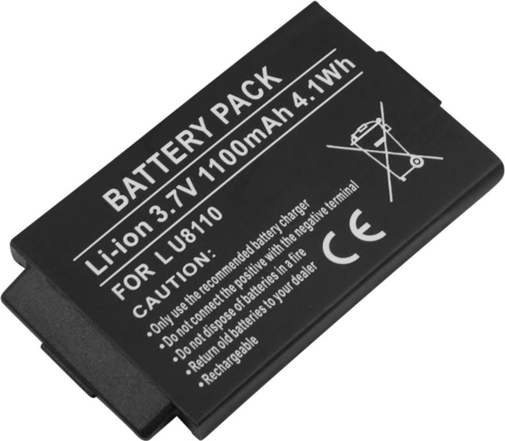 Avizar, Li‐Ion Akku 3.7 V 1100mAh für LG U8110/BSL‐41G – zuverlässig, Schwarz