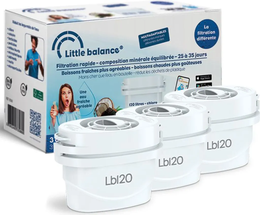 Little Balance LB 8588 Cartucce Filtranti 3pz | Acqua Sicura per Bambini - 4