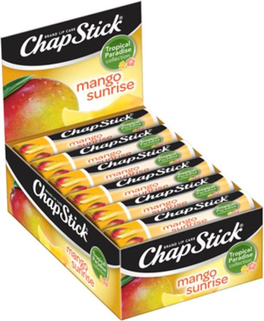 ChapStick | Lippenbalsam, Frostschutz, Lippenstifte, Feuchtigkeitsspendender | Mango Sunrise-Mango-Sonnenaufgang, 4g