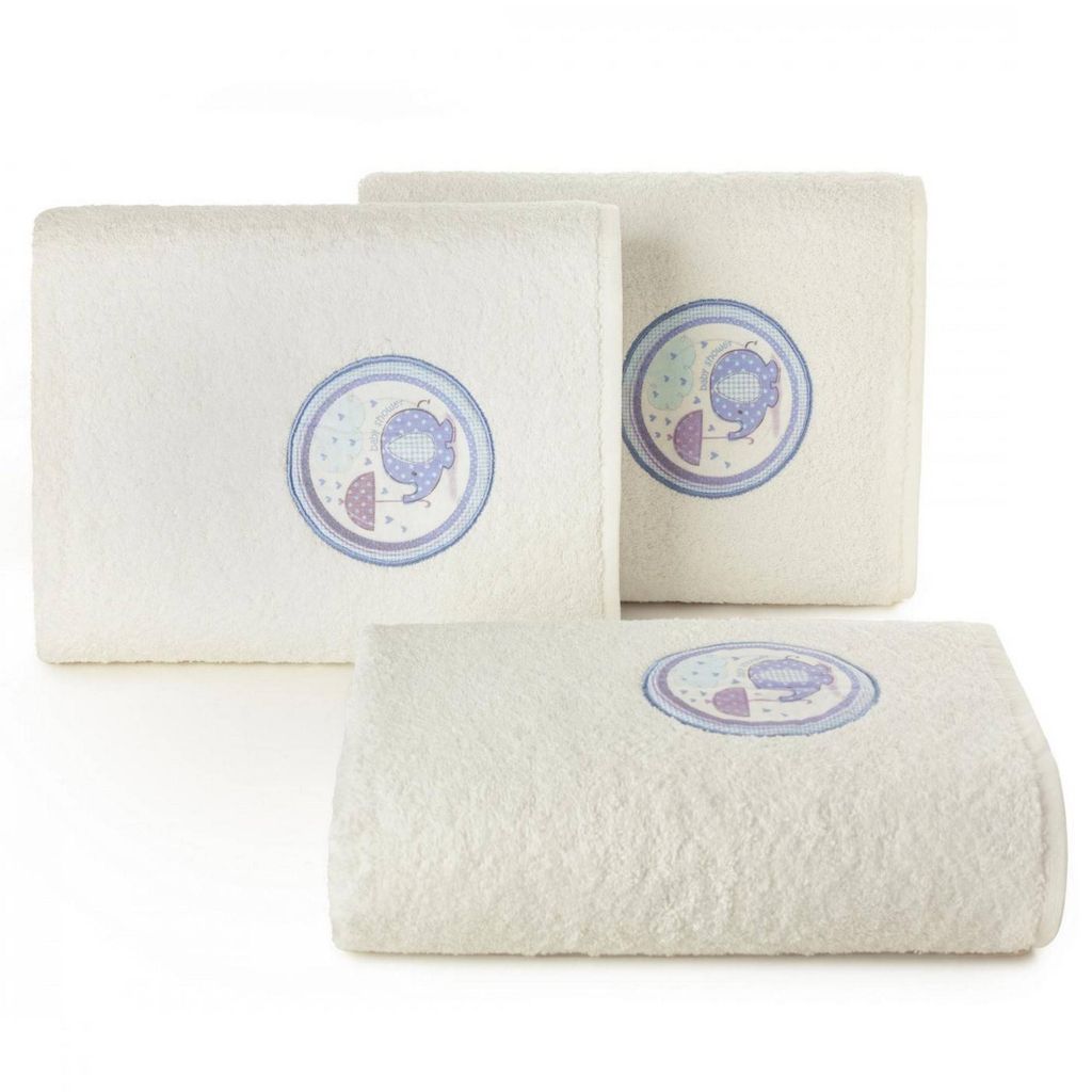 Babyhandtuch (20) 50x90 cm Creme Produktbild 