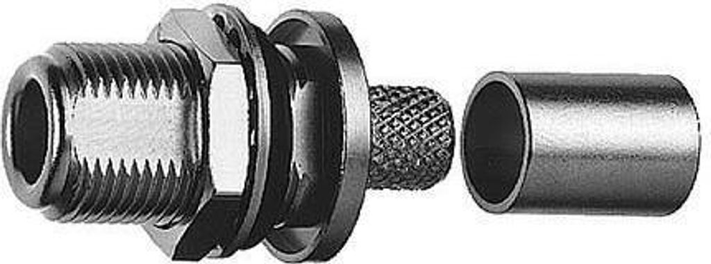 Telegärtner N-Kabeleinbaubuchse Crimp G01 crimp/crimp, B2905, Z10, G01 (RG-58 C/U)