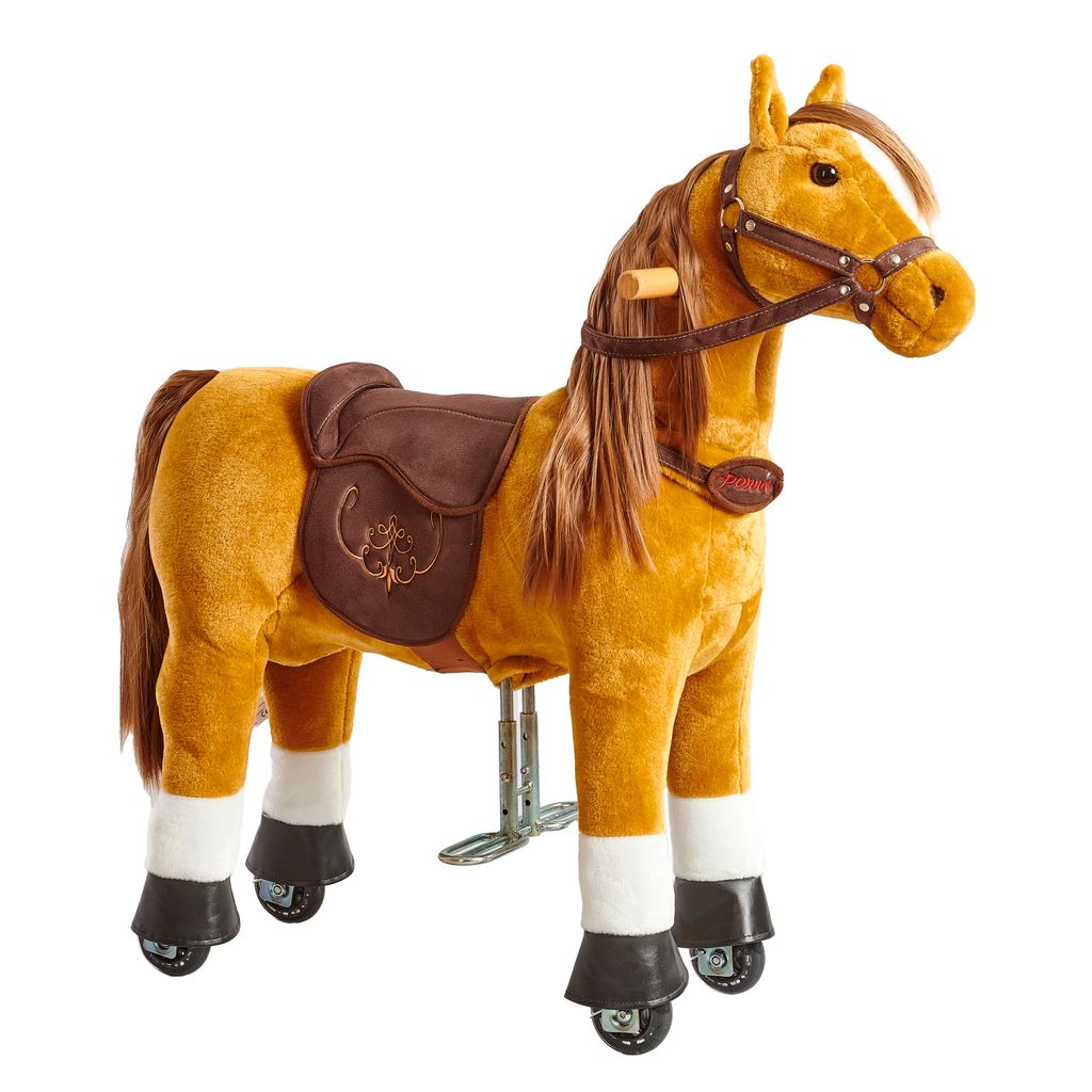 Ponnie Reitpferd für Kinder auf Rollen Fancy S – Fahrbares Produktbild 