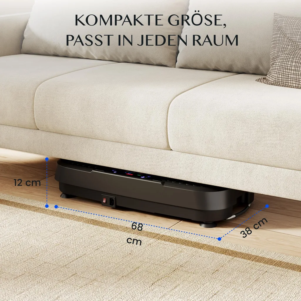 Plateforme vibrante support 200 kg et écran LED avec télécommande incluse - 9