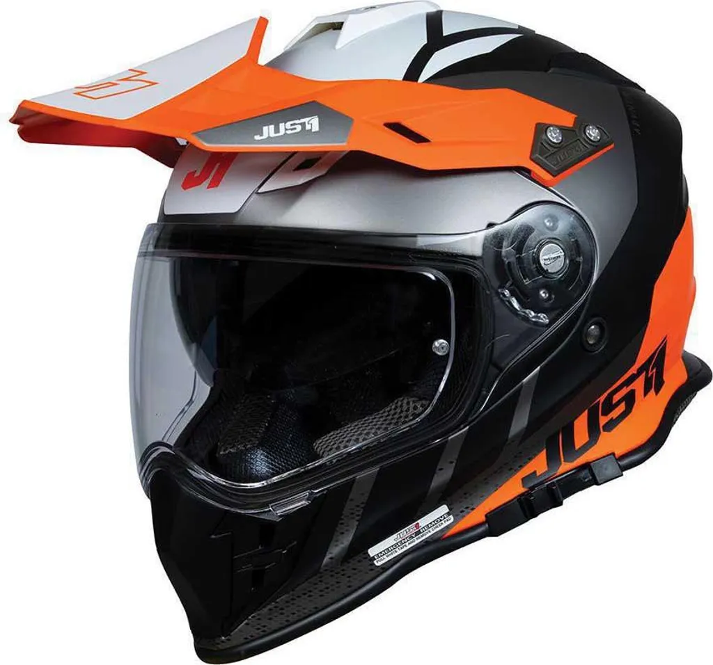 Just1 J34 Pro Outerspace Casque Intégral Noir XS Polyvalent et Sécurisé