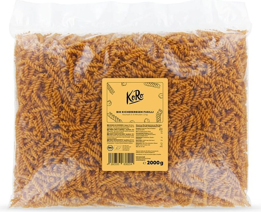 KoRo I  Fusilli aus Kichererbsen 2 kg Produktbild 