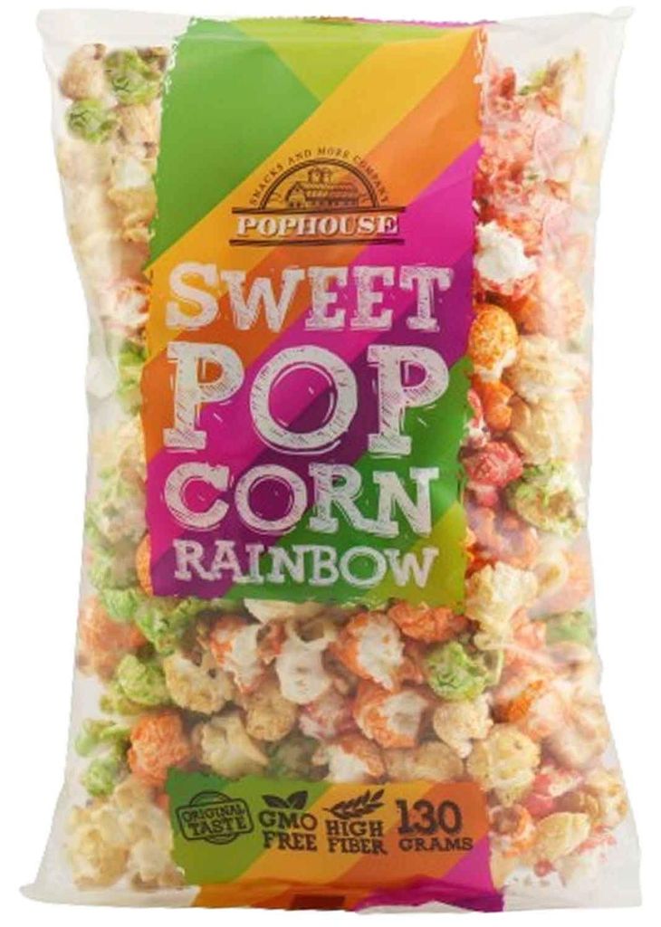 Pophouse Sweet Popcorn Rainbow 130g Produktbild 