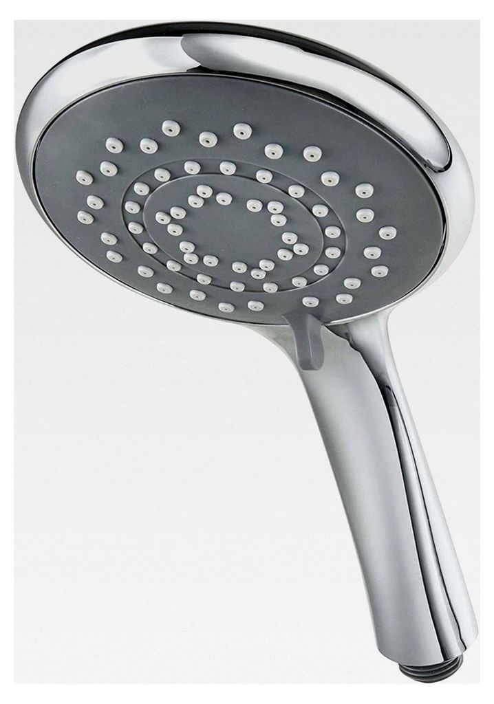 Duschkopf mit 5 Strahlmustern, Hochdruck, Chrom-Finish, Duschzubehör