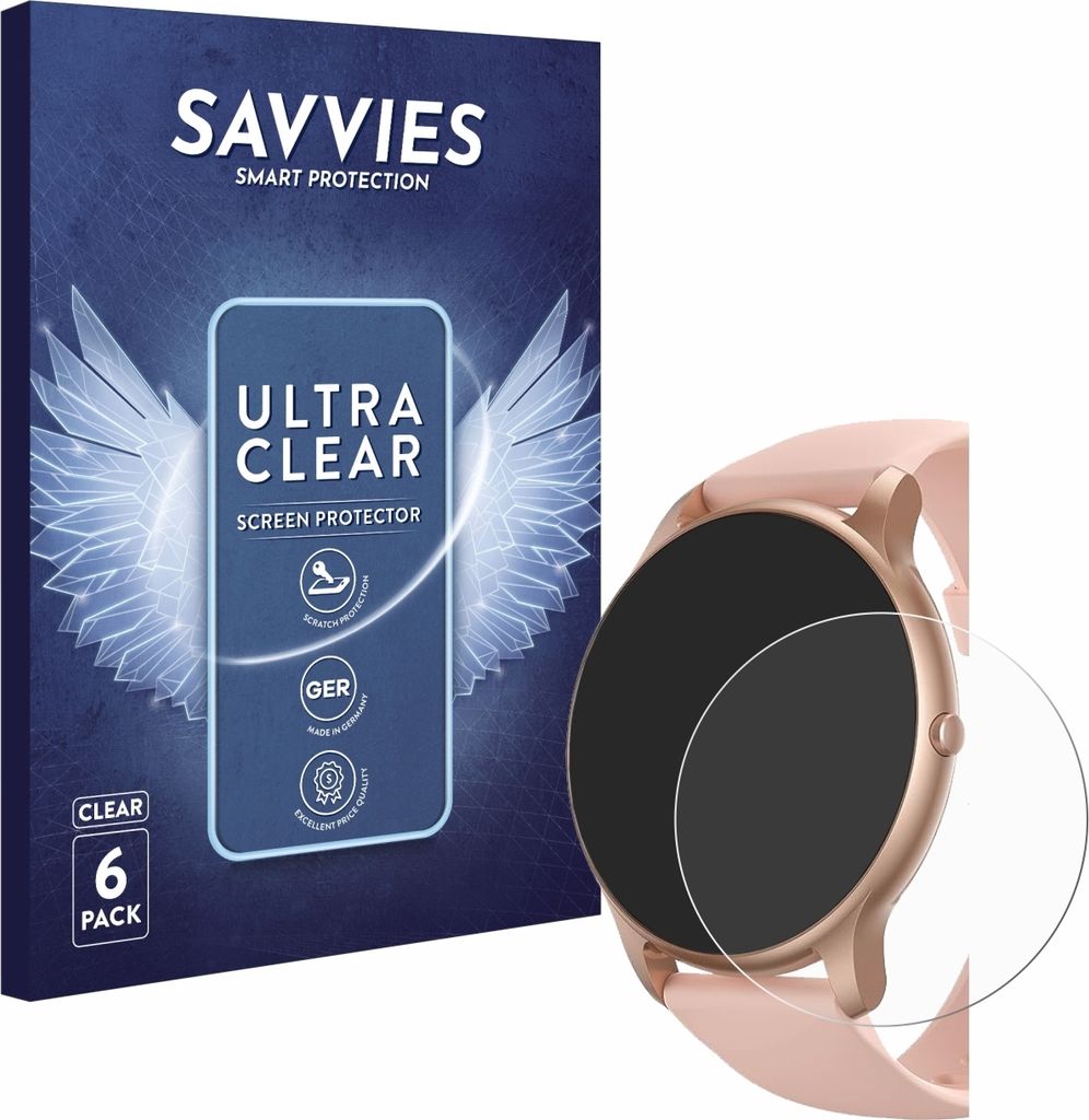 6x Für Parsonver SR1 1.32" Schutzfolie Savvies Produktbild 