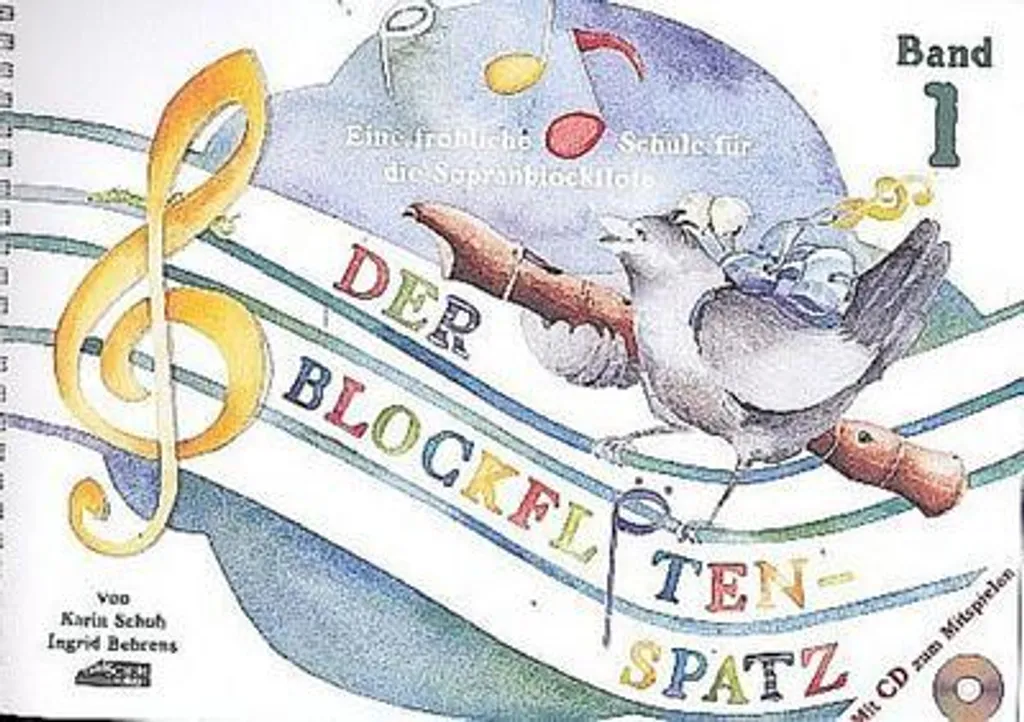 Réussir la Flûte à Bec : Méthode Der Blockflötenspatz pour Enfant et CD