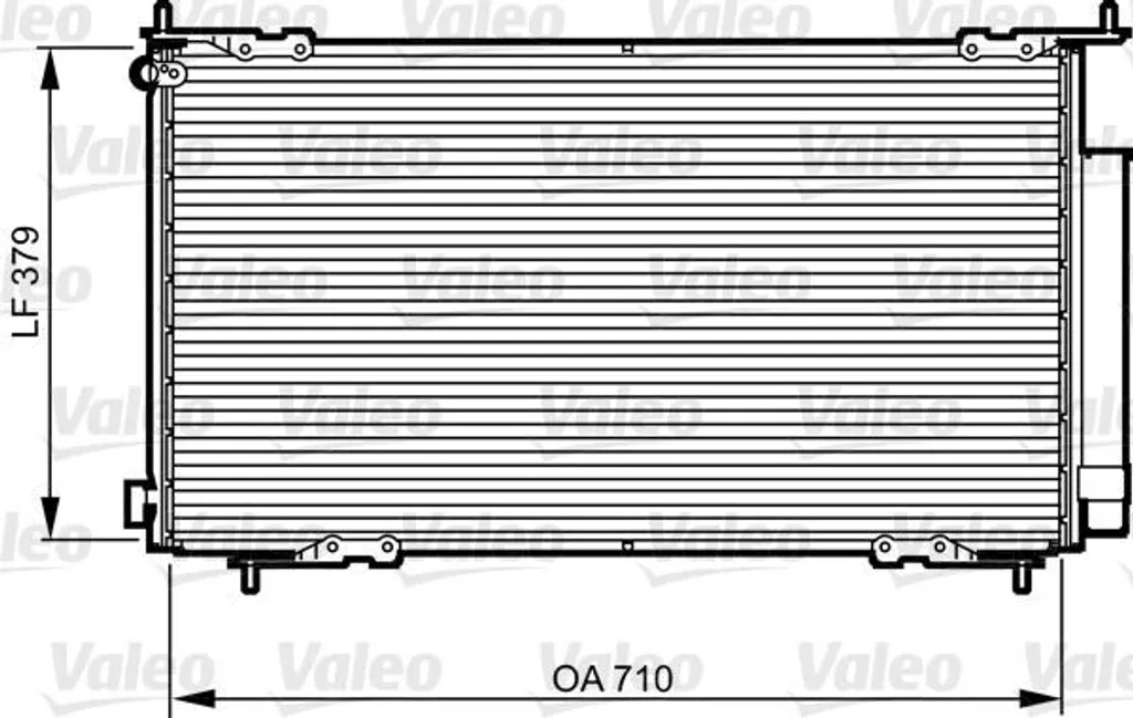 Condenseur de clim avec sécheur Valeo 814225 compatible Honda CR-V II