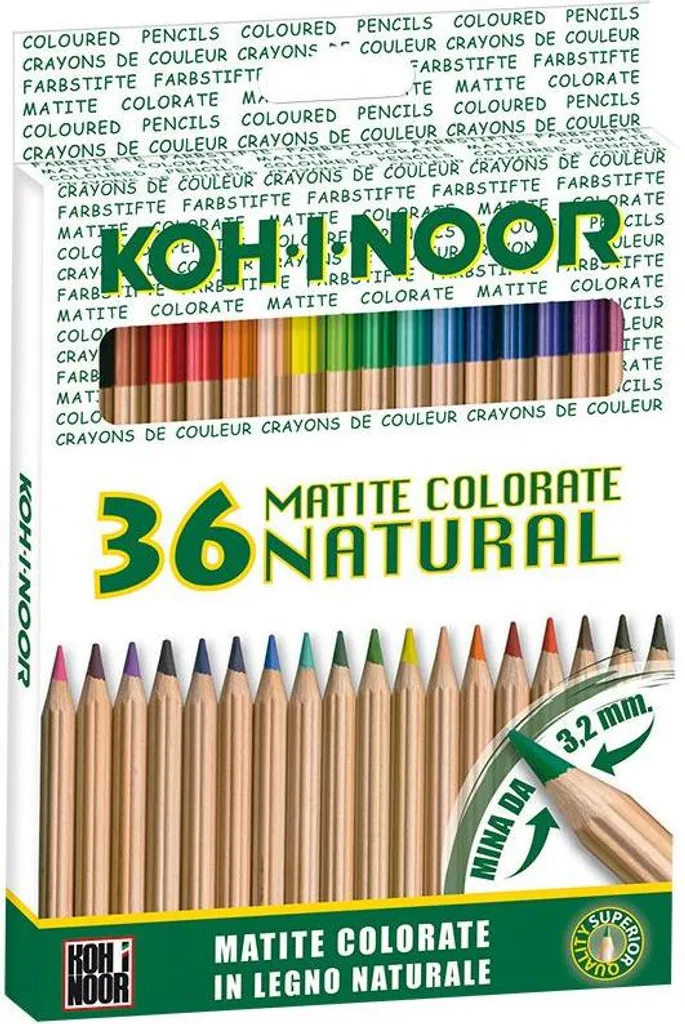 Recensione Koh-I-Noor DH2138N: 36 Matite Studio Natural Valgono?