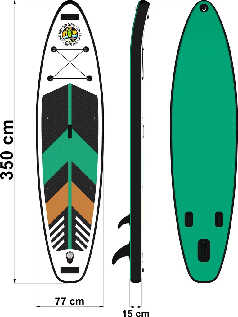 Planche de SUP LUANA - Stand Up Paddle Gonflable Polyvalent 10'6