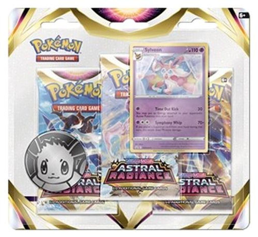 Pokemon Astral Radiance: Sylveon 3-Pack Blister