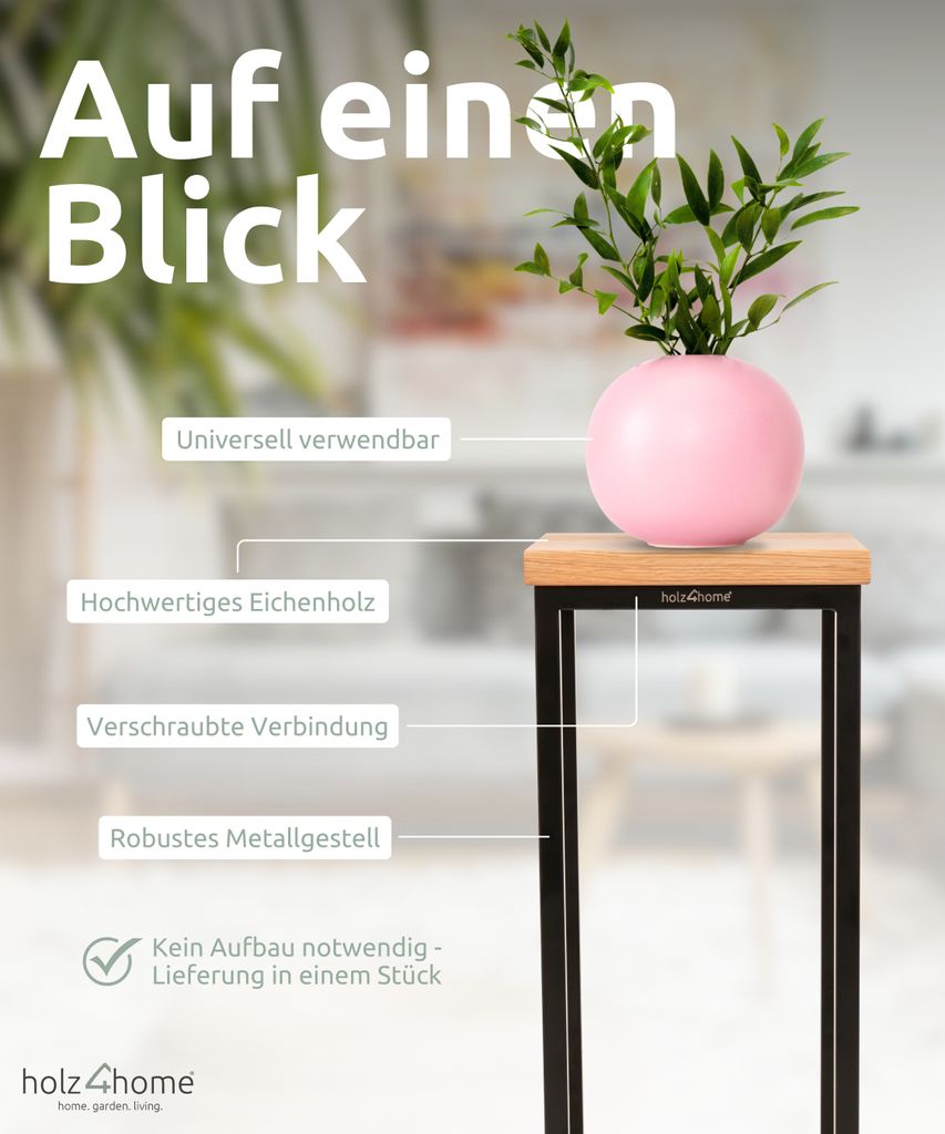 holz4home® Dekoständer aus massiv Eichenholz I Produktbild 7