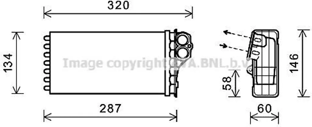 Échangeur de chaleur anti-fuite pour chauffage Xsara PRASCO