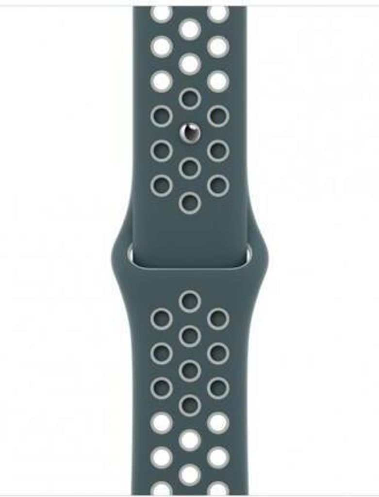 Apple MJ6G3ZM/A Intelligentes tragbares Accessoire Band Grün, Silber Fluor-Elastomer