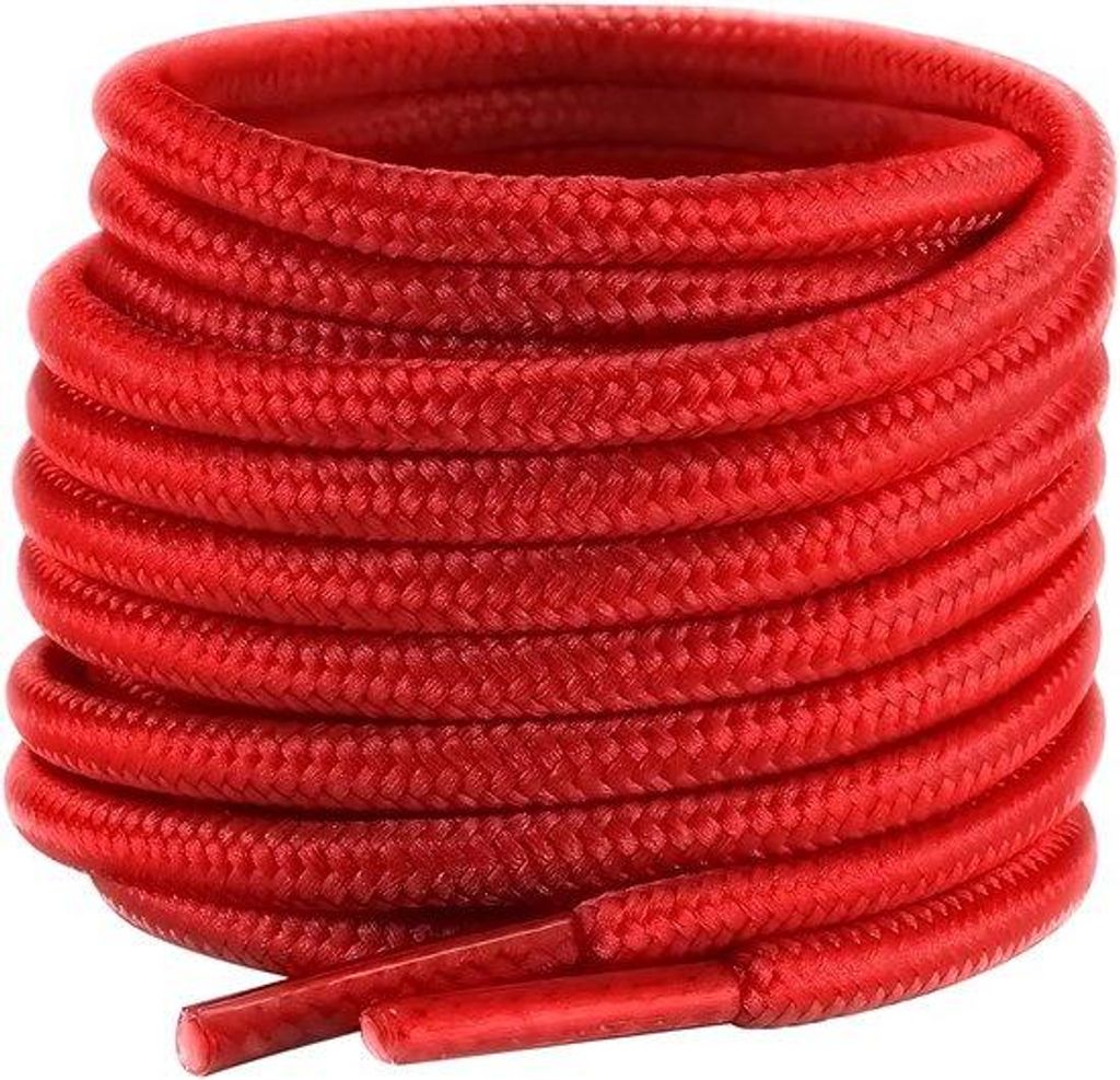 The Kicks Don Sneaker Veters Rond - 80CM - Rood - 4mm Productafbeelding 