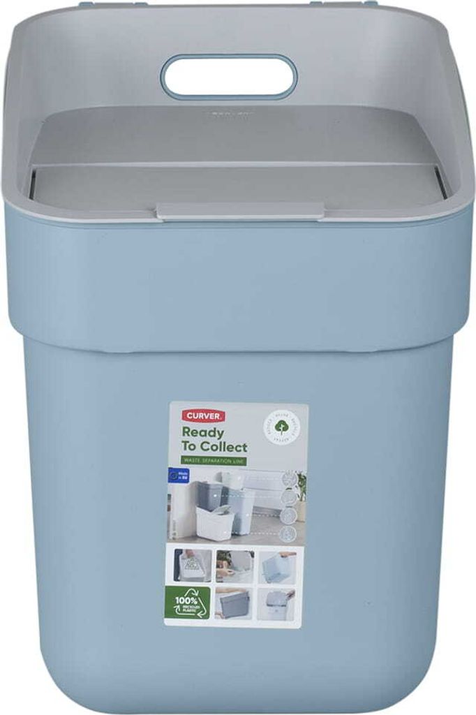 Recyklační koš Ready to Collect 20L 251951 šedomodrý Keter Obrázek produktu 12