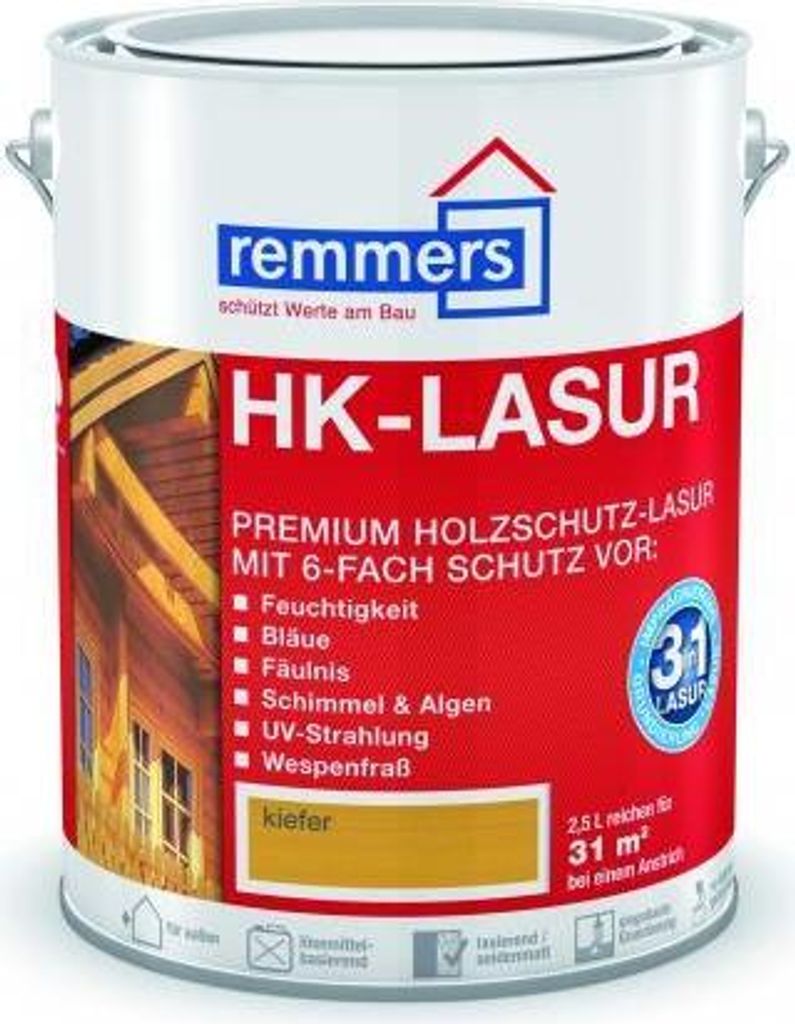 Remmers HK-Lasur 10 l vedro borovica/smrekovec Obrázok produktu 