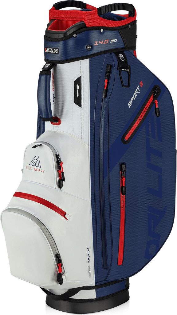Big Max Dri Lite Sport 3 Navy/White/Red Cart bag