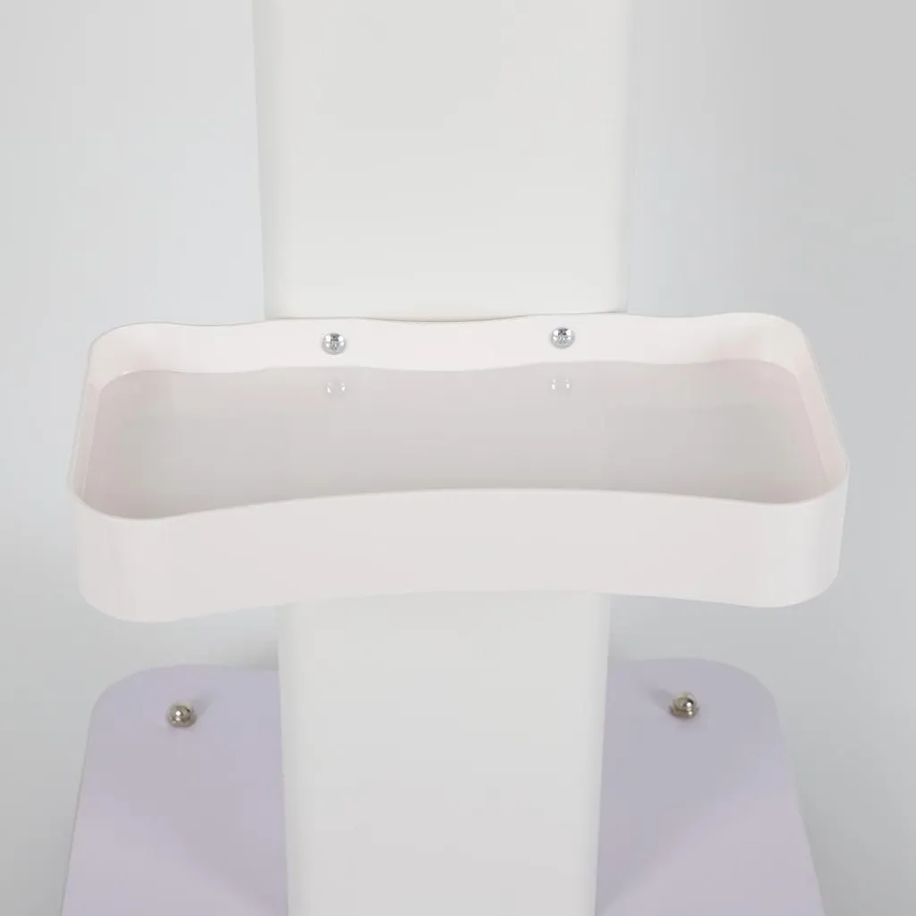 Meuble de rangement coiffeur mobile bois et métal pour salon de coiffure - 4