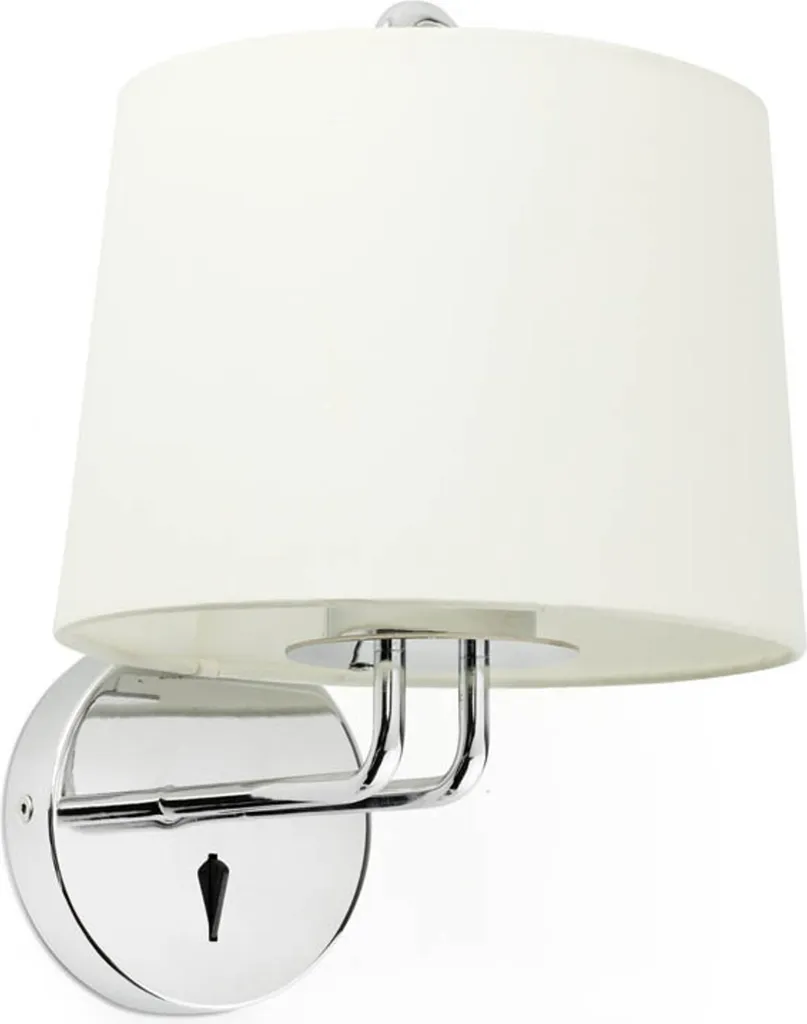 Applique murale pour couloir sombre MONTREAL chrome blanc design