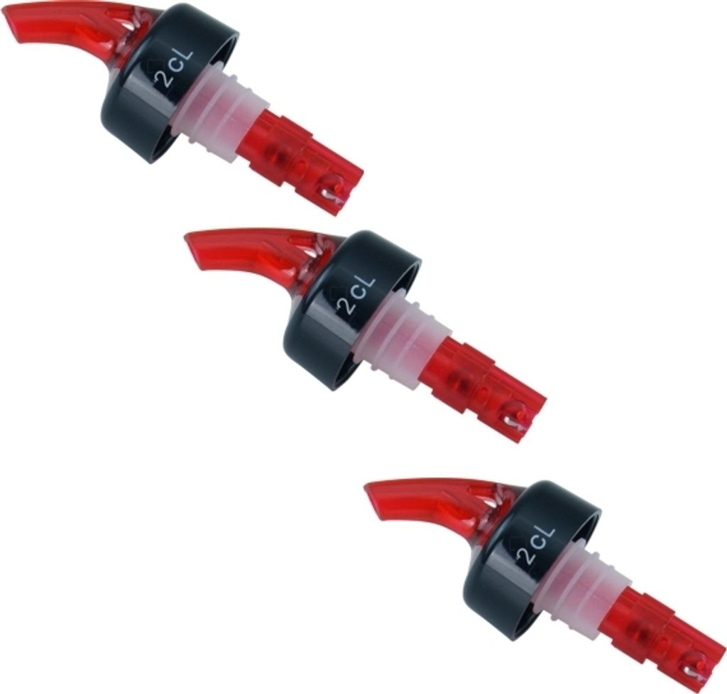 2 cl Portionierer in rot 3er