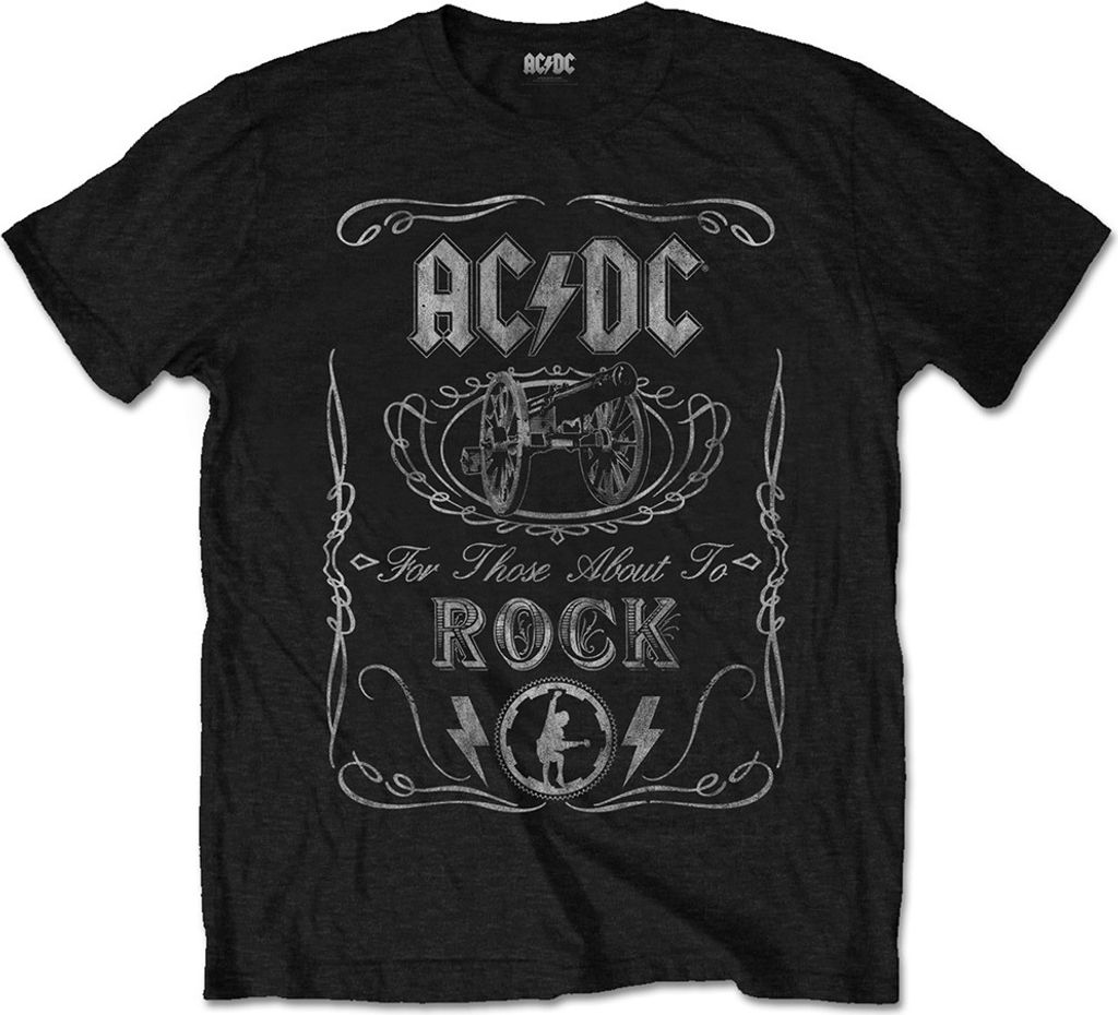 AC/DC Cannon Swig Vintage Black L T-Shirt Produktbild 