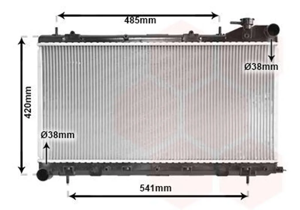 Radiateur de refroidissement moteur pour SUBARU Forester et Impreza