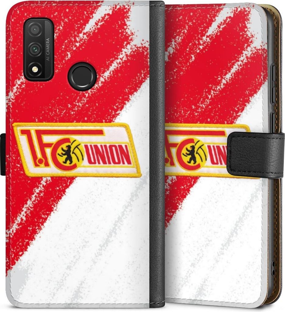 DeinDesign Klapphülle für Huawei P Smart (2020) Handytasche Lederhülle Tasche 1. FC Union Berlin Logo Offizielles Lizenzprodukt
