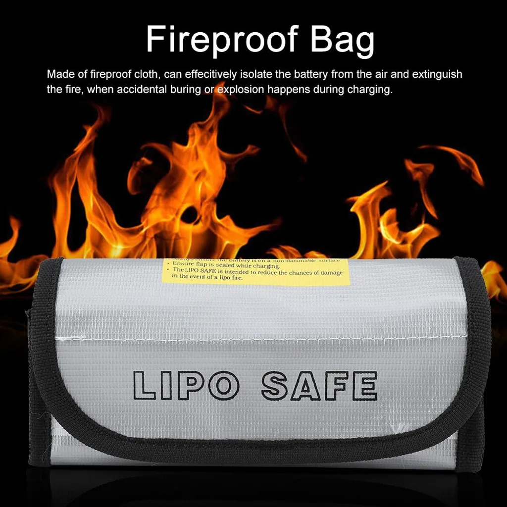 Pochette de protection antidéflagrante pour charge de batterie LiPo - 4