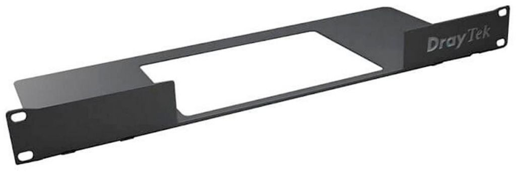 Plaque de montage en rack DrayTek Lite noire pour rack 19" Image du produit 