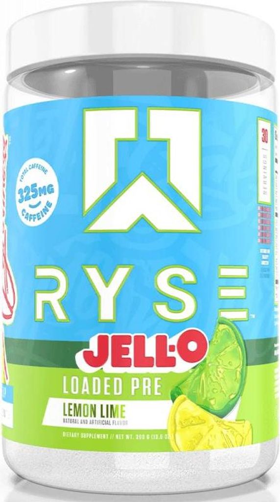 RYSE Loaded Pre (30 Serv) Jell-O Lemon Lime - Pre-Workout - Pre-Workout Booster