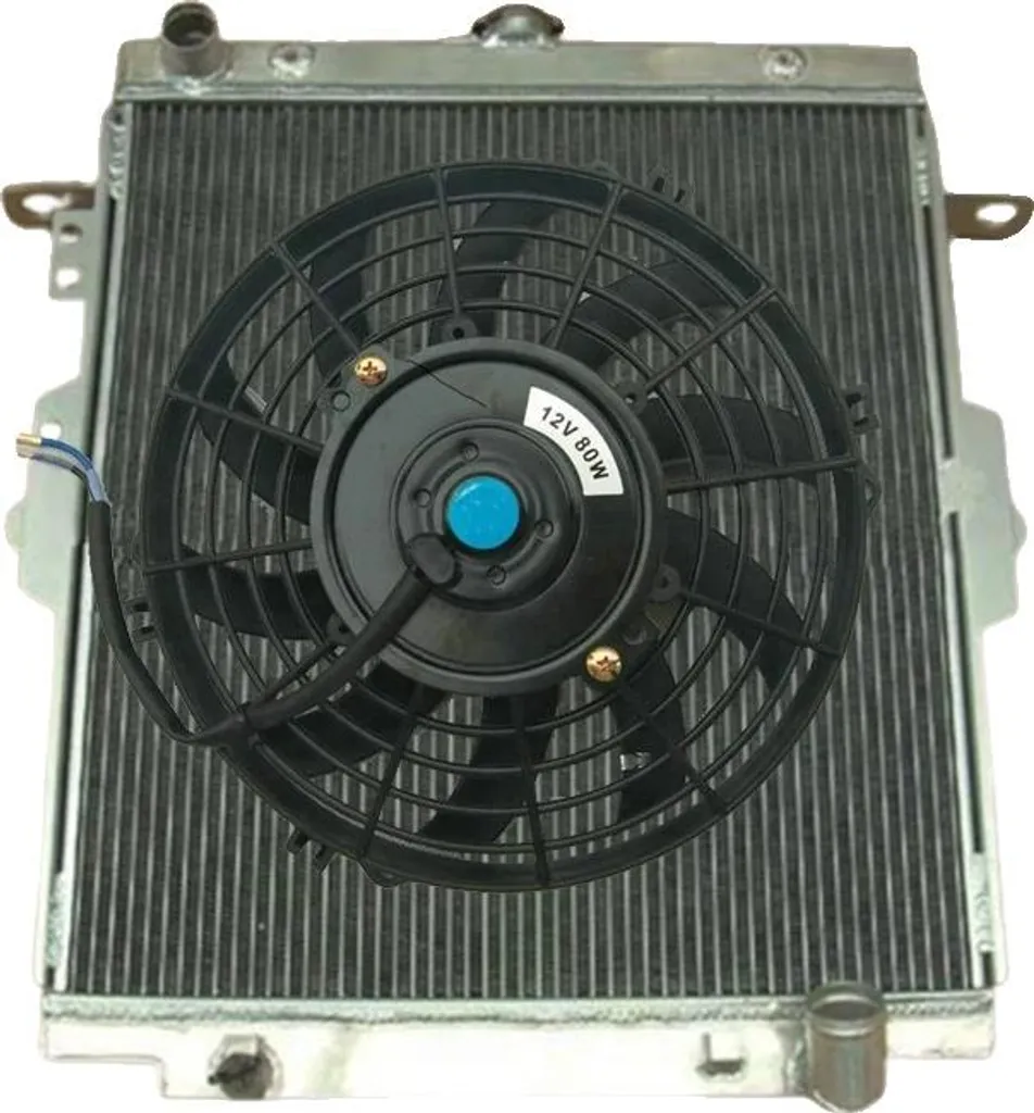 Évitez la Surchauffe avec ce Radiateur Aluminium 52mm et Ventilateur Performant