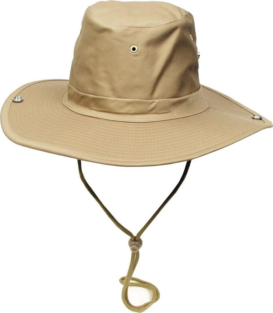 MFH Buschhut, mit Kinnband, zum Hochstellen, khaki Produktbild 4