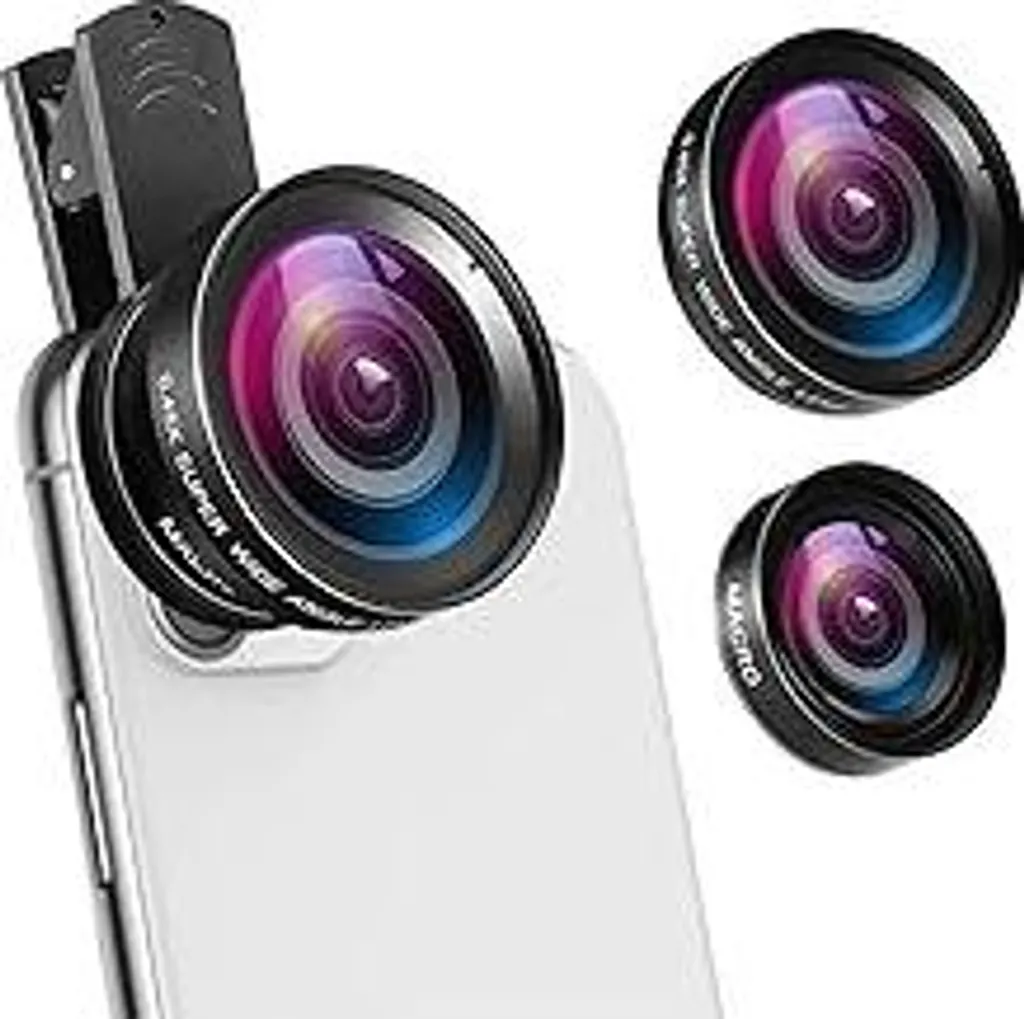 Obiettivo Macro 15X e Grandangolo 4K per Cellulari - Kit Pro 2026