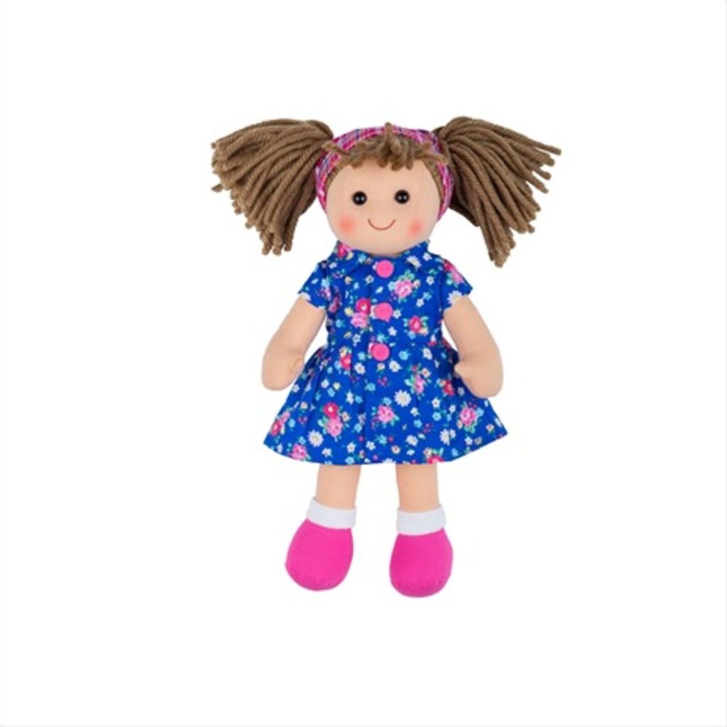 BigJigs Puppe Hollie - Stoff Babypuppe 28 cm - Kuschelpuppe