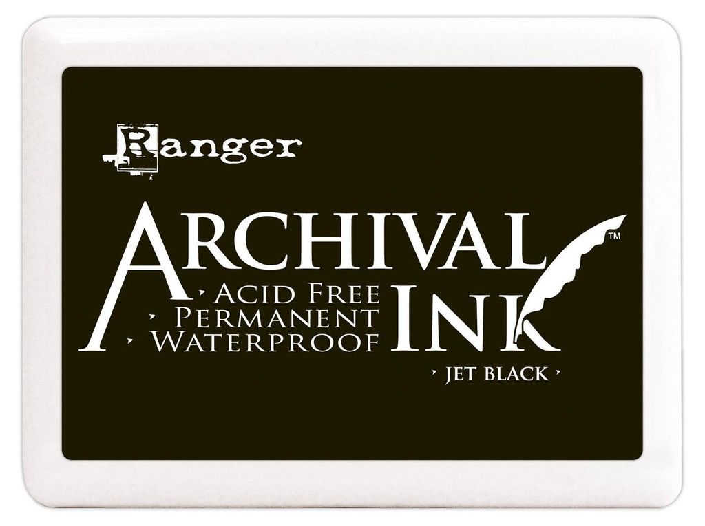 Ranger | Archival Jumbo ink pad Jet black