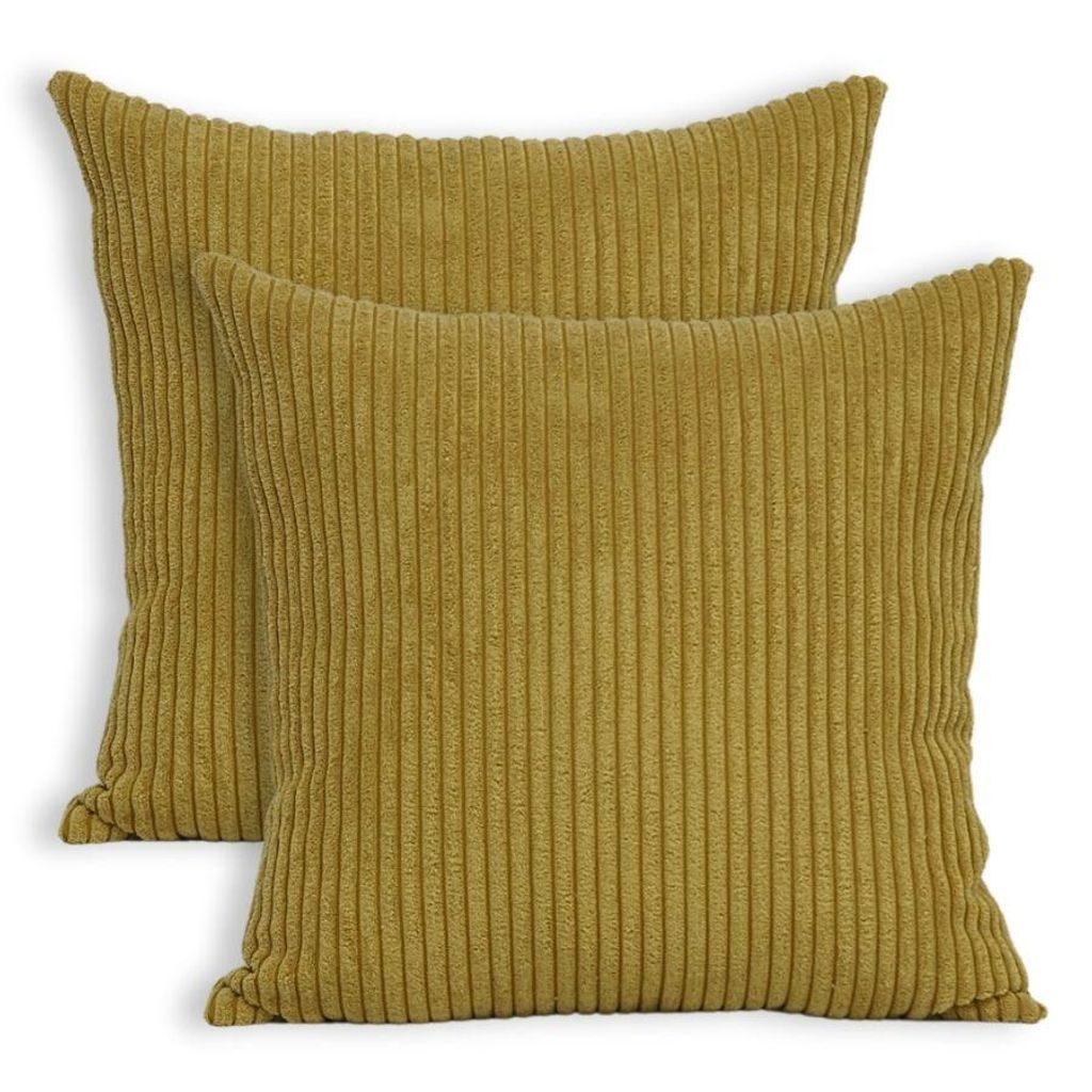 Lumali - Dekokissen aus Cord 40x40 cm, 2er Set Kissenhülle, Produktbild 