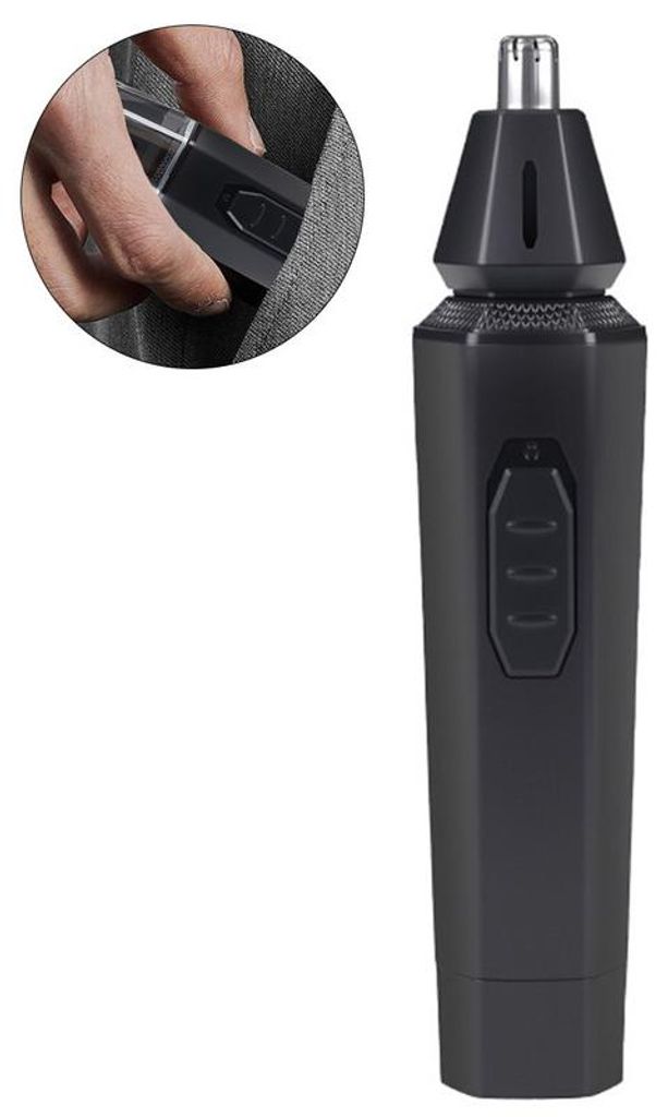 Elektrischer Nasenhaartrimmer 360° Rotationskopf Produktbild 