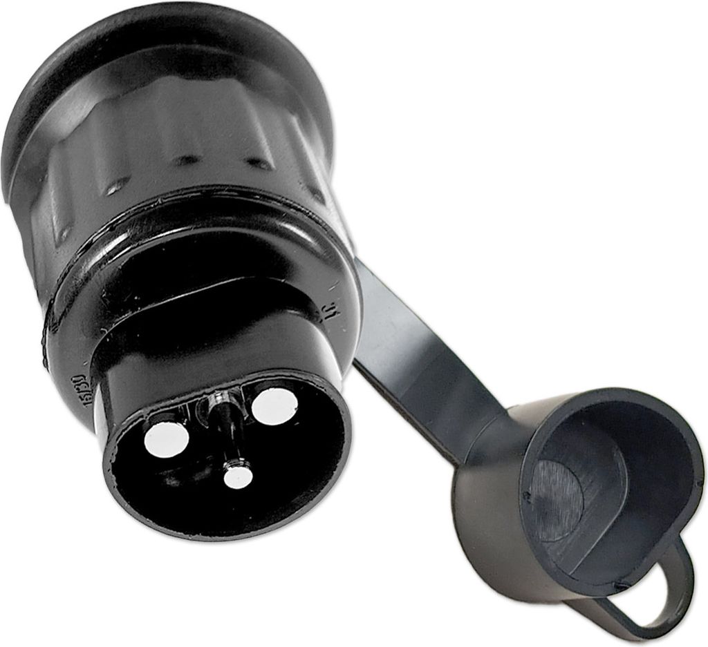 Anhängerstecker | 3-polig | 12V | 25A | Flachstecker Produktbild 