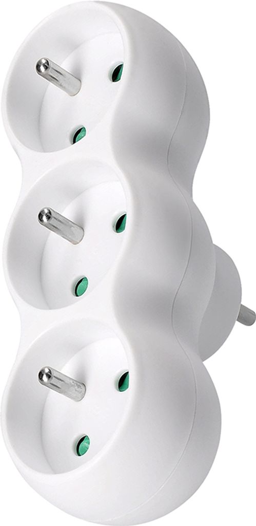 Solight Bílá rozbočovací zásuvka 3x10A P100 Obrázek produktu 