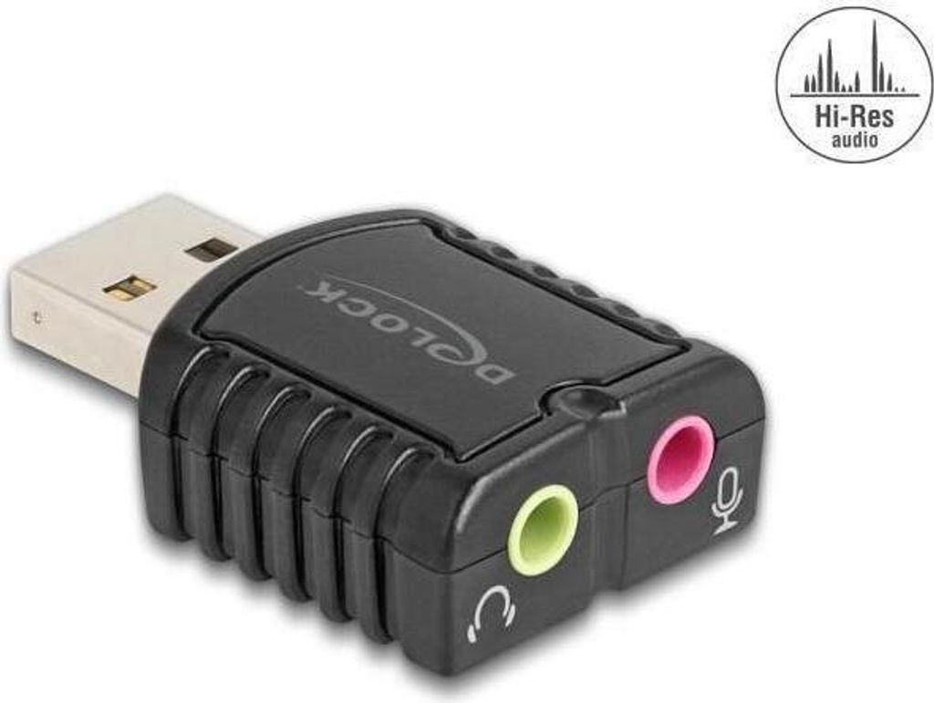 Delock Soundkarte - 24-Bit - 96 kHz - mono / stereo