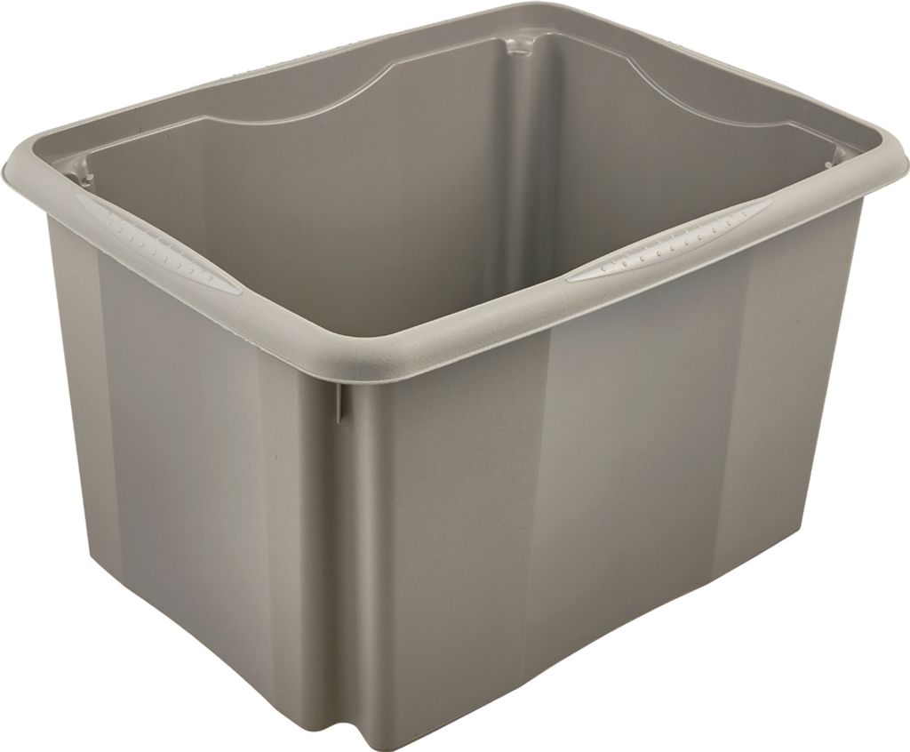 keeeper Aufbewahrungsbox "emil eco" 45 Liter stone grey