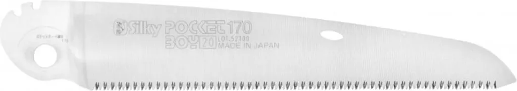 Lame pour élagage de précision Silky Pocketboy 170mm bleu/fin