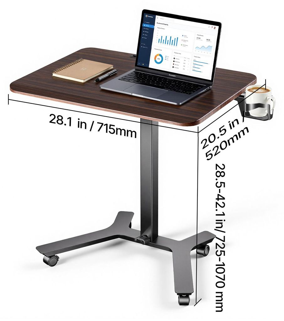 VEVOR Verstelbaar bureau, computerbureau, Productafbeelding 